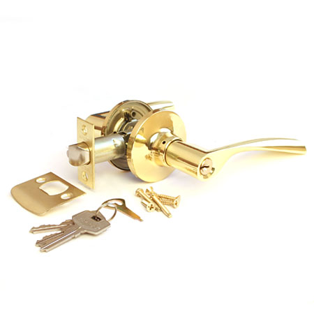 Защелка Apecs 8023-01-G ключ золото