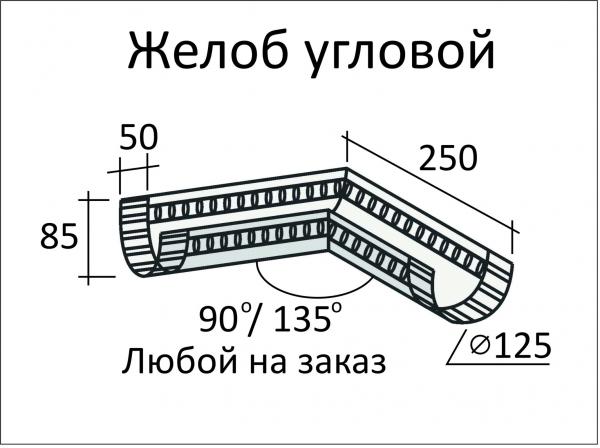 Желоб угловой  ОЦ