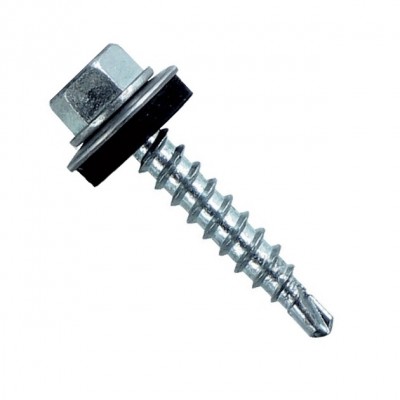 Шуруп  кровельн. св. 4,8*50  (150шт) RAL 3011 красный